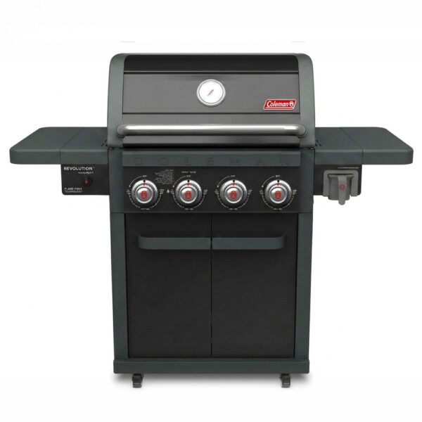 גריל גז קולמן רבולושן 4 מבערים, שחור